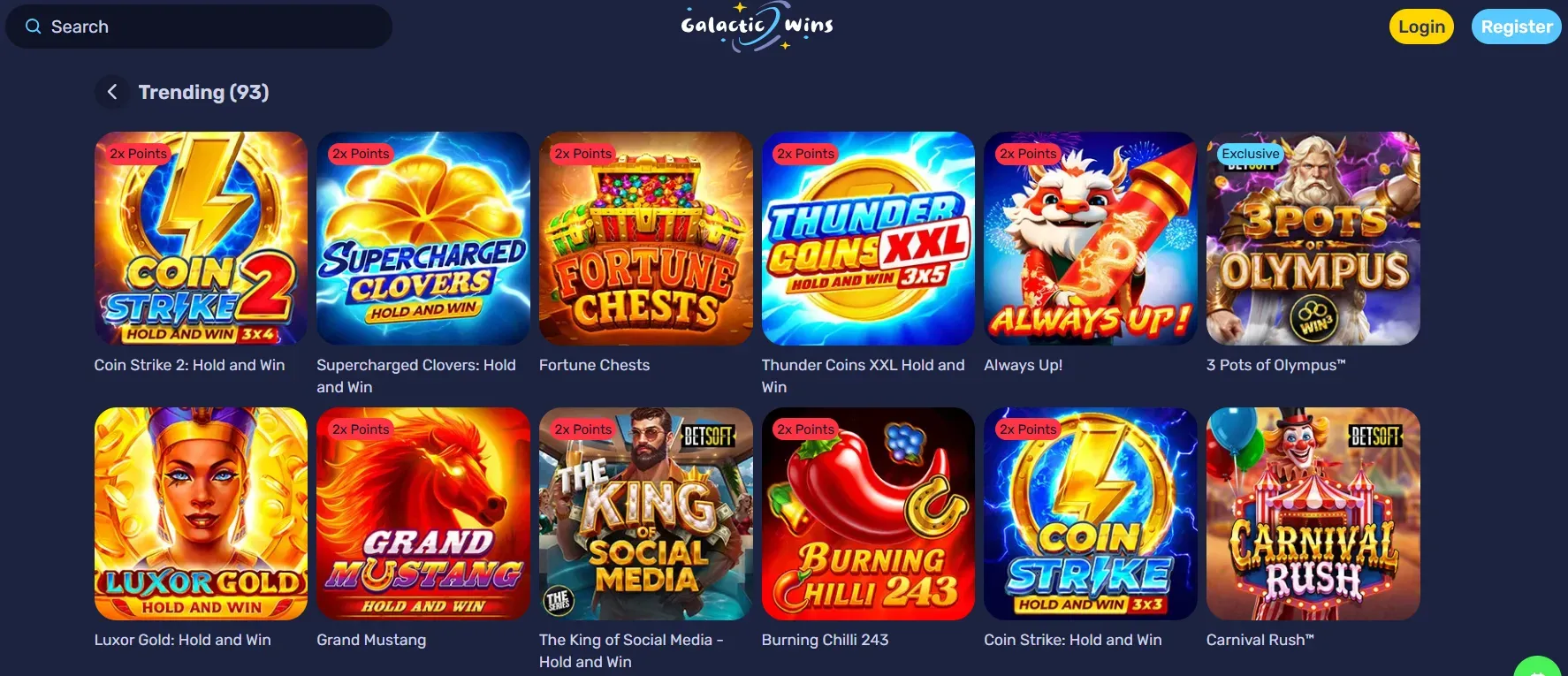 Galactic Wins Casino